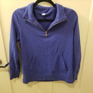 SOLD Old Navy Blue Fleece Quarter Zip - Size S